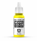 Vallejo Model Color Lemon Yellow Acrylic Non Toxic Paints 17ml VAL-70952