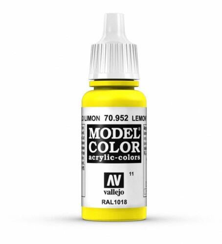 Vallejo Model Color Lemon Yellow Acrylic Non Toxic Paints 17ml VAL-70952