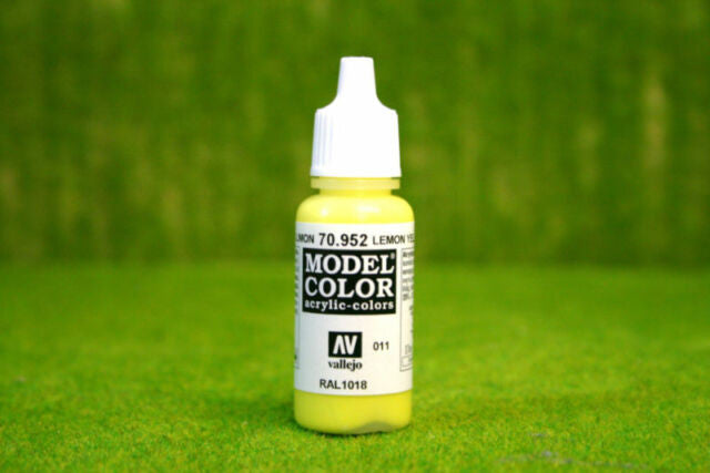 Vallejo Model Color Lemon Yellow Acrylic Non Toxic Paints 17ml VAL-70952