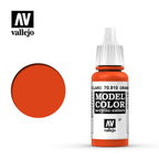Vallejo Model Color Orange Red Non Toxic Paintss 17ml VAL-70910