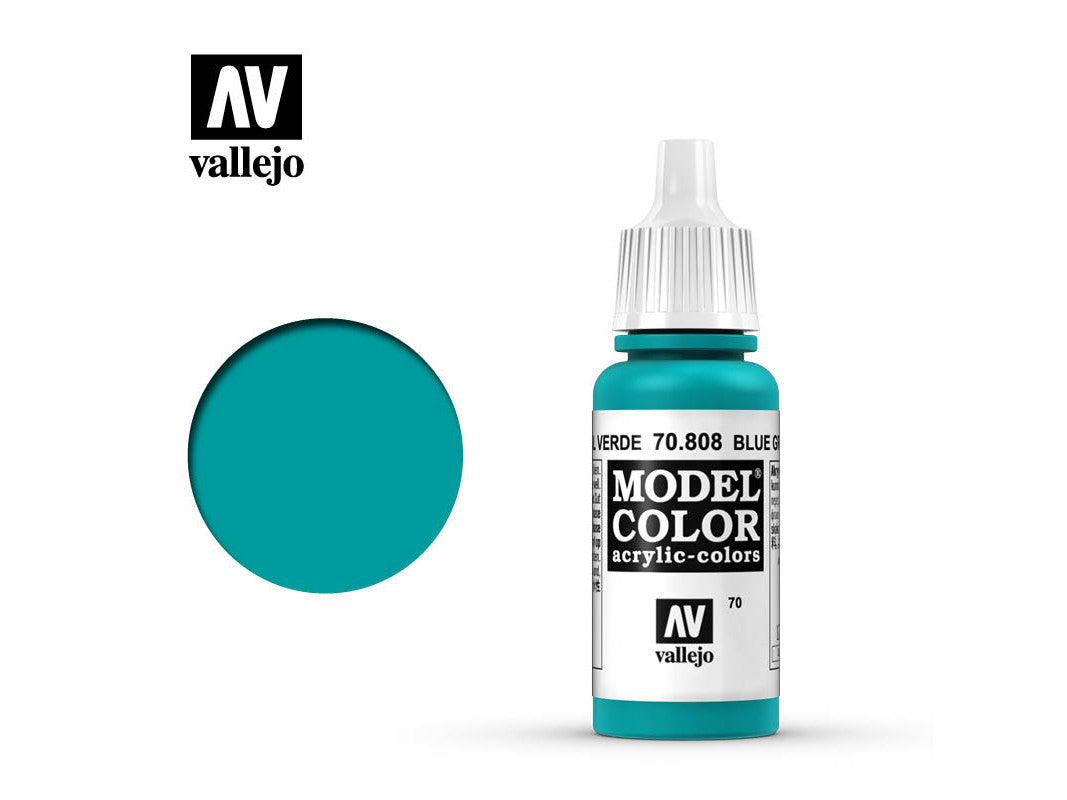 Vallejo Model Color Green Blue Non Toxic Paint 17ml VAL-70808