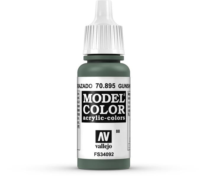 Vallejo Model Color Gunship Green Model Color Non Toxic Paints 17ml VAL-70895