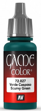 Vallejo Game Color Scruf Green Acrylic Non Toxic Paint 17ml VLJ-72027
