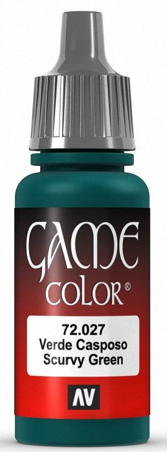Vallejo Game Color Scruf Green Acrylic Non Toxic Paint 17ml VLJ-72027
