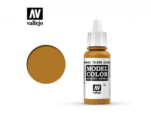 Vallejo Model Color Ochre Brown Non Toxic Paints 17ml VAL-70856