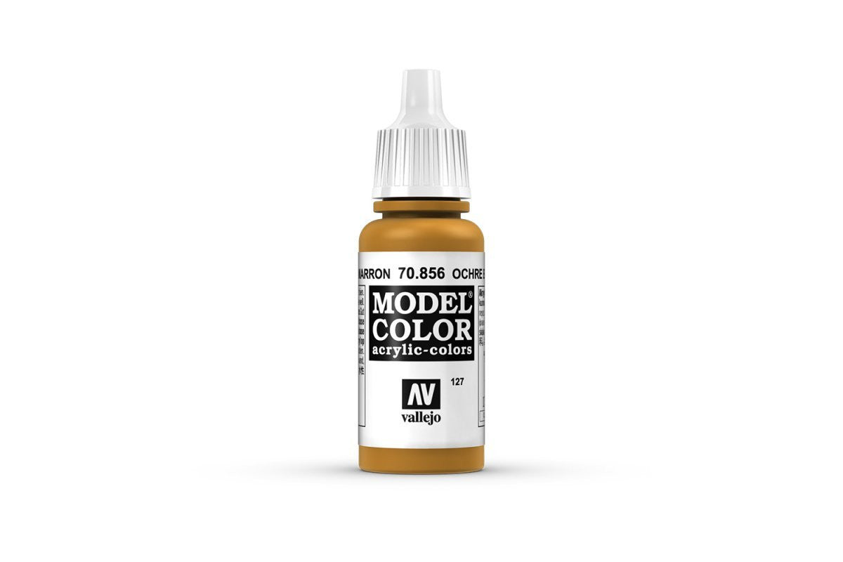 Vallejo Model Color Ochre Brown Non Toxic Paints 17ml VAL-70856