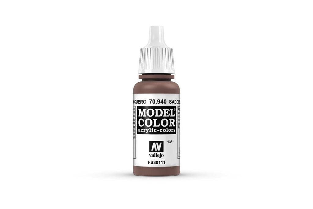Vallejo Model Color Saddle Brown Non Toxic Paints 17ml VAL-70940