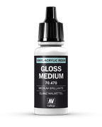 Vallejo Gloss Medium Non Toxic Acrylic Paint 17ml VAL-70470
