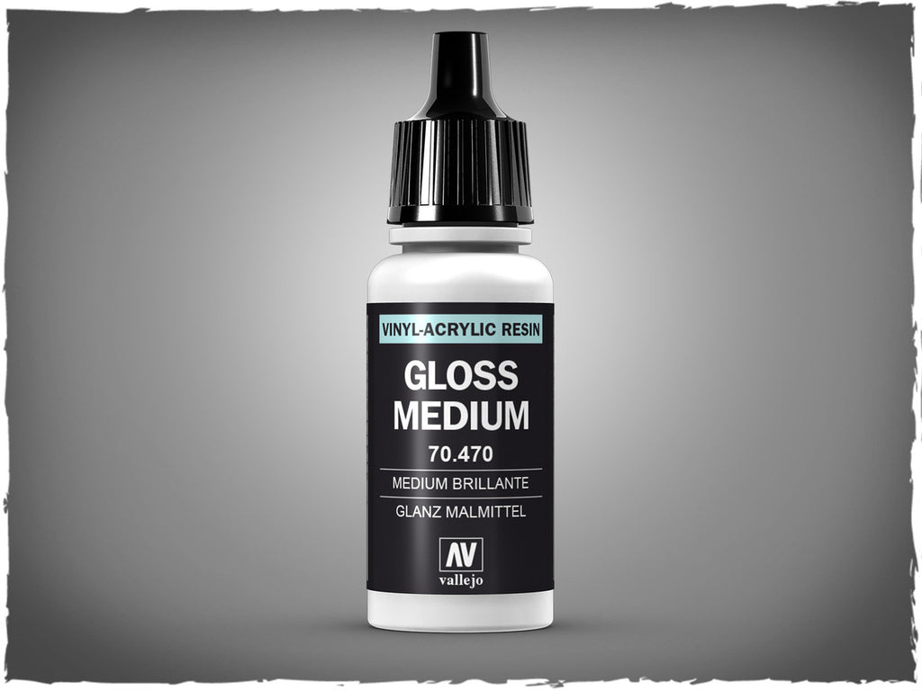 Vallejo Gloss Medium Non Toxic Acrylic Paint 17ml VAL-70470