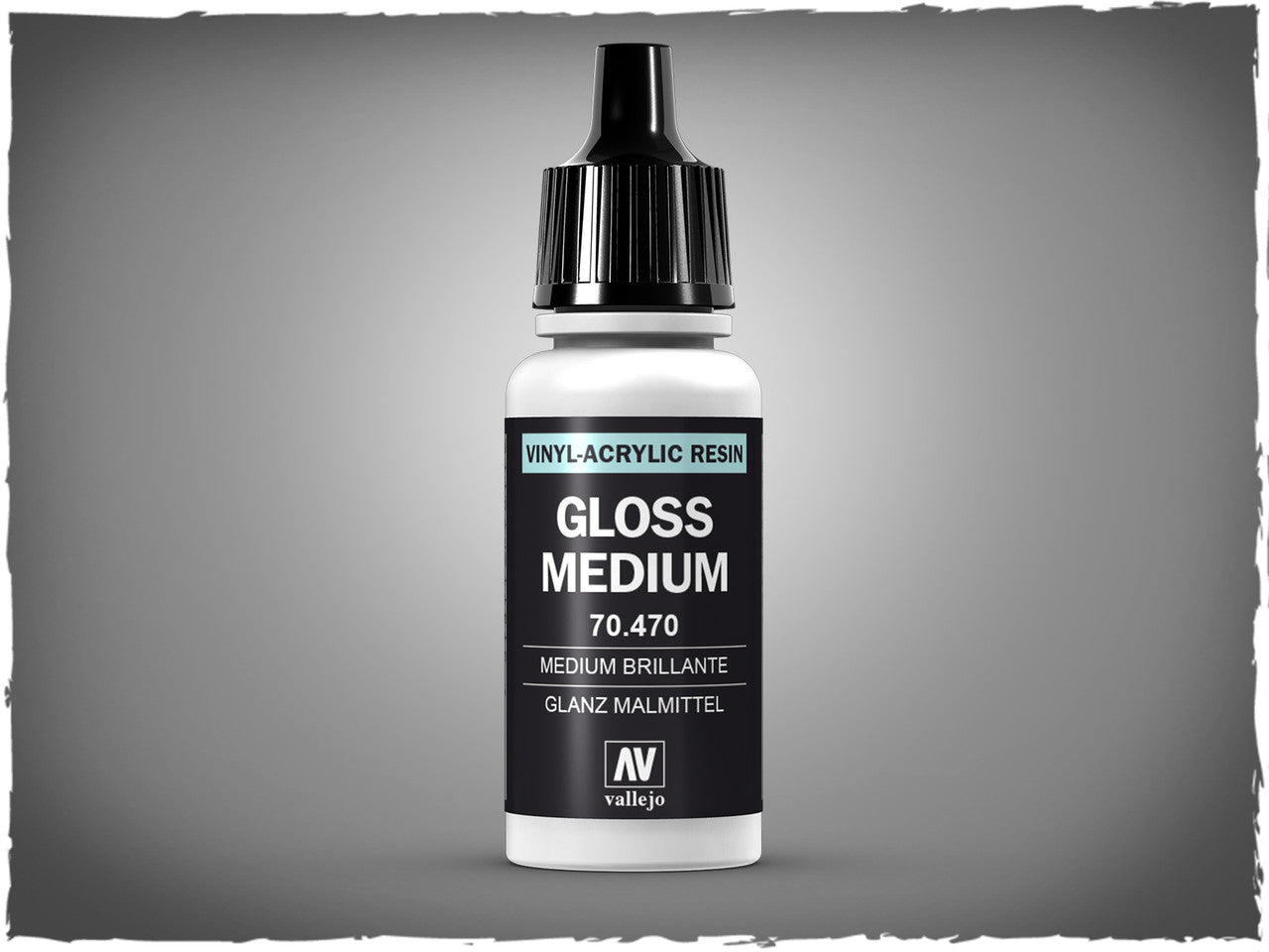 Vallejo Gloss Medium Non Toxic Acrylic Paint 17ml VAL-70470