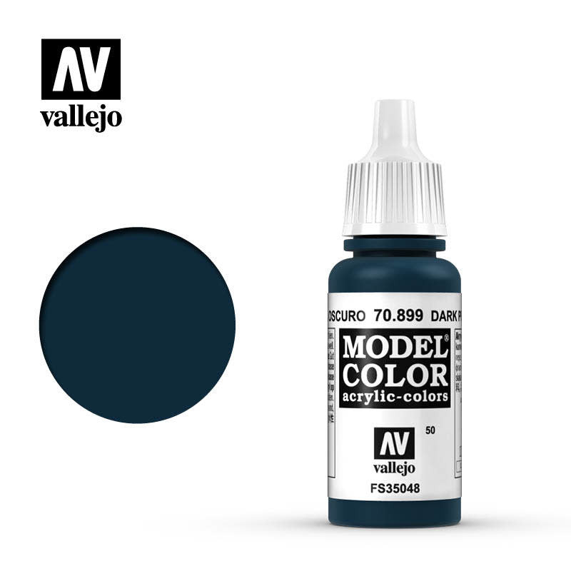 Vallejo Model Color Dark Prussian Blue Non Toxic Paints 17ml VAL-70899