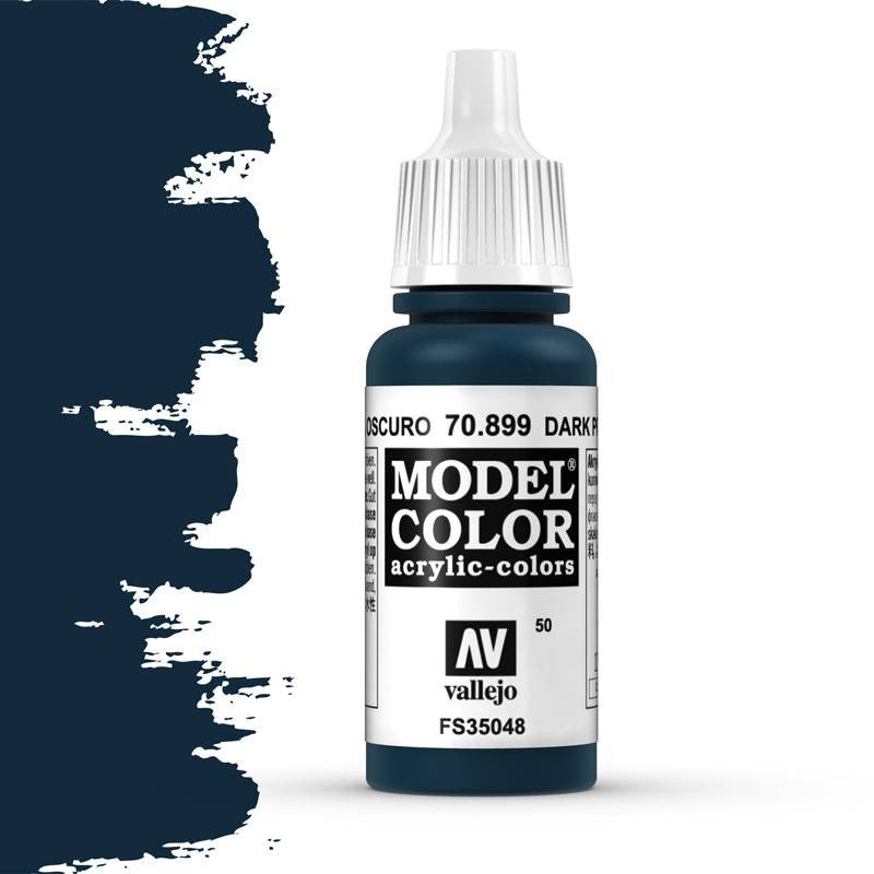 Vallejo Model Color Dark Prussian Blue Non Toxic Paints 17ml VAL-70899