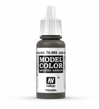 Vallejo Model Color Olive Brown Non Toxic Paints 17ml VAL-70889