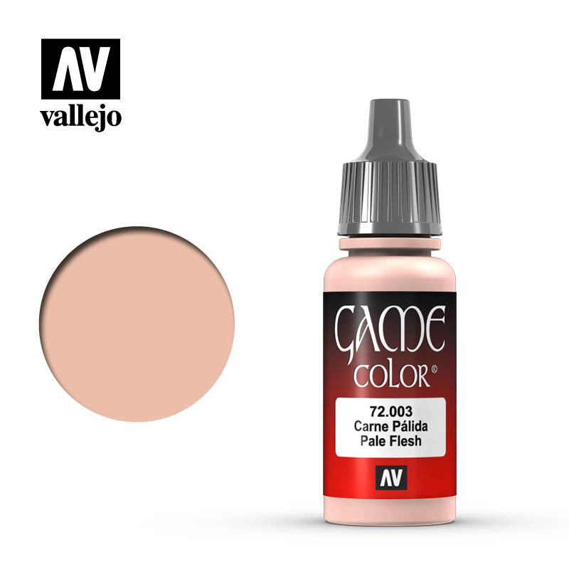Vallejo Game Color Pale Flesh Acrylic Non Toxic Paints 17ml VAL-72003