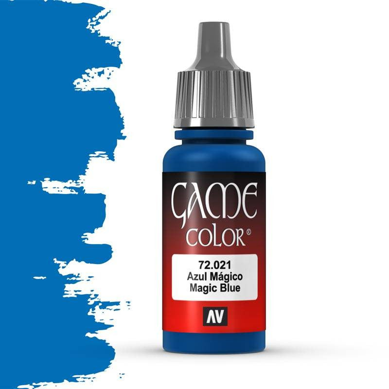 Vallejo Game Color Magic Blue Acrylic Non Toxic Paints 17ml VAL-72021