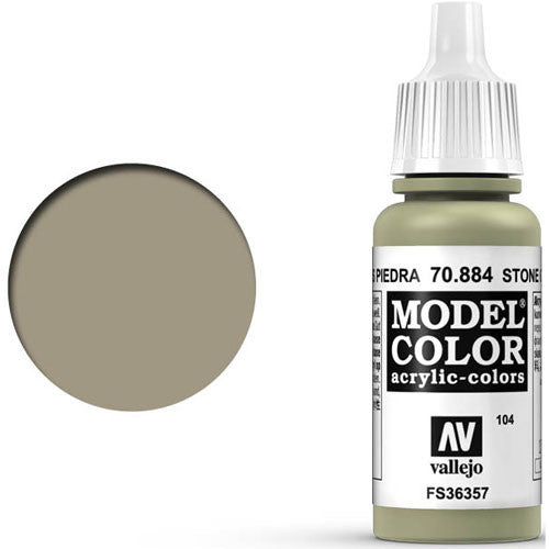 Vallejo Model Color Stone Grey Non Toxic Paints 17ml VAL-70884
