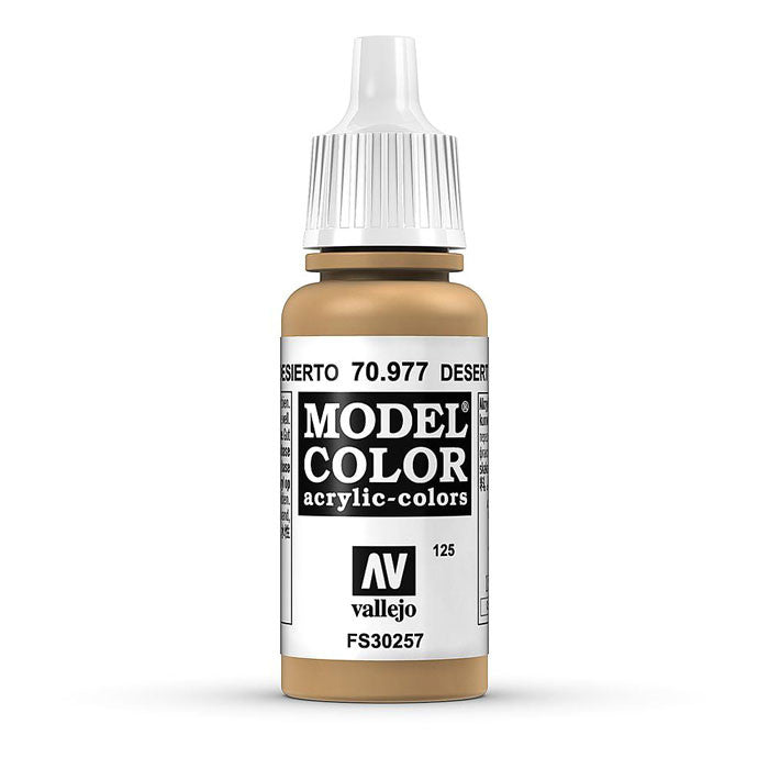Vallejo Model Color Desert Yellow Non Toxic Paints 17ml VAL-70977
