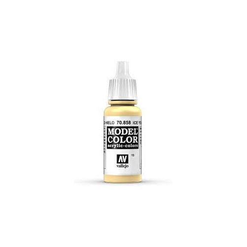 Vallejo Model Color Ice Yellow Non Toxic Paints 17ml VAL-70858