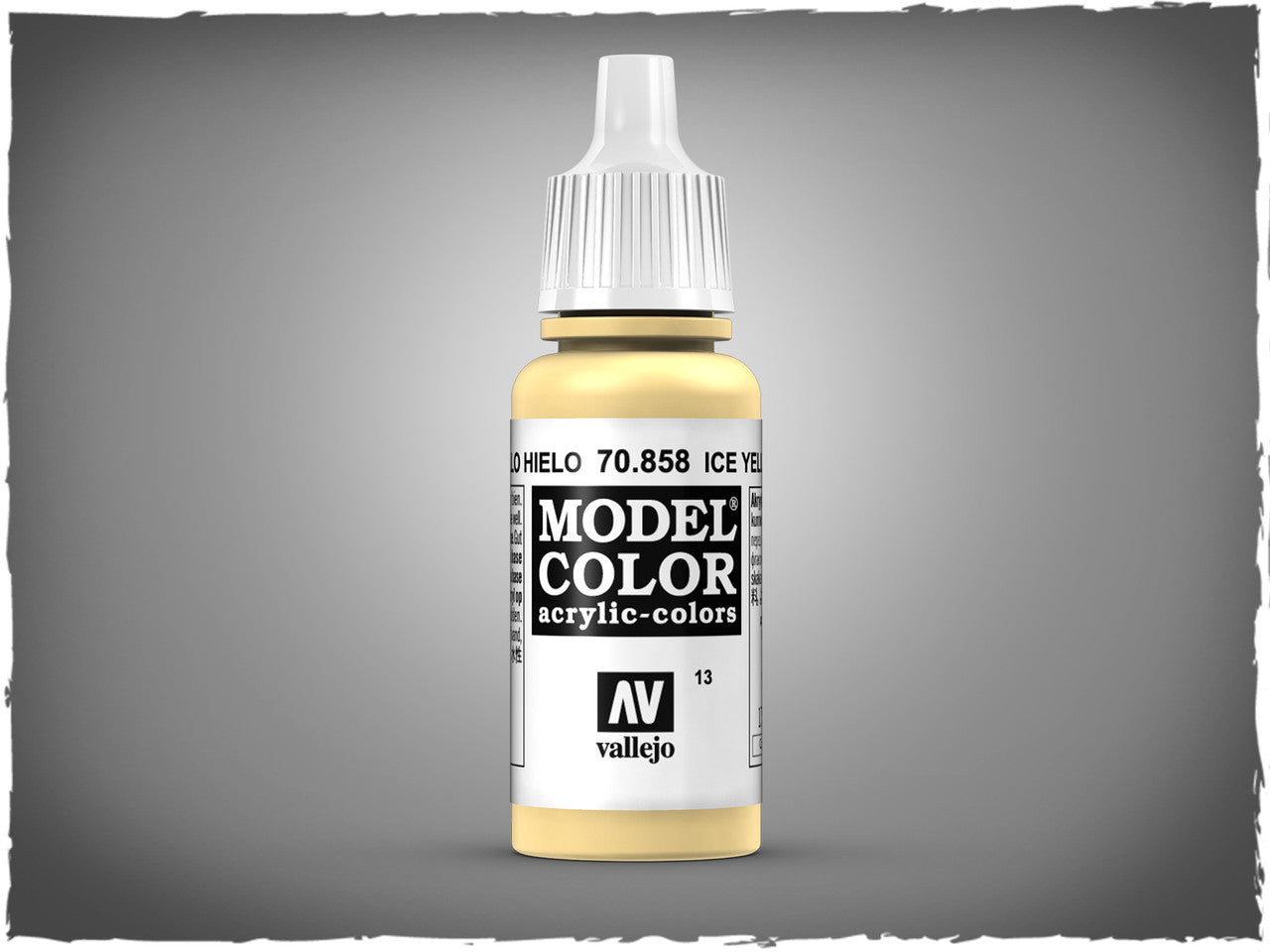 Vallejo Model Color Ice Yellow Non Toxic Paints 17ml VAL-70858