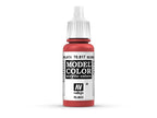 Vallejo Model Color Scarlet Non Toxic Paints 17ml VAL-70817