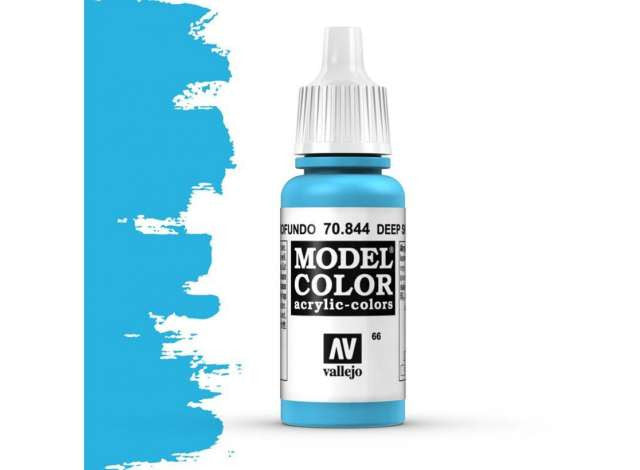Vallejo Model Color Deep Sky Blue Non Toxic Paints 17ml VAL-70844