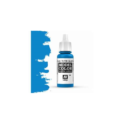 Vallejo Model Color Blue Fluorescent Non Toxic Paints 17ml VAL-70736