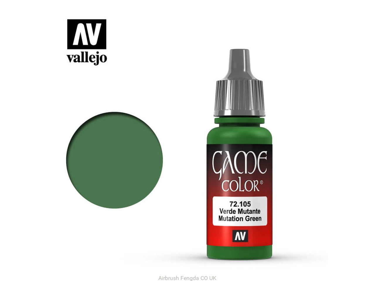 Vallejo Game Color Mutation Green Acrylic Non Toxic Paint 17ml VLJ-72105