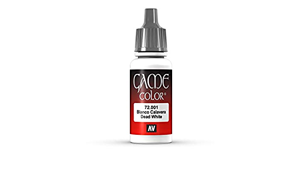Vallejo Game Color Dead White Acrylic Non Toxic Paints 17ml VAL-72001