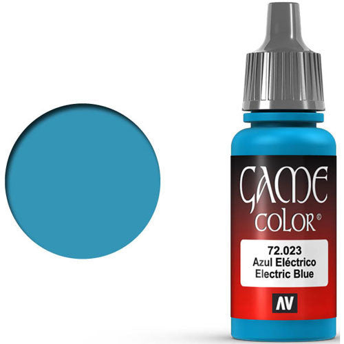 Vallejo Game Color Electric Blue Acrylic Non Toxic Paints 17ml VLJ-72023