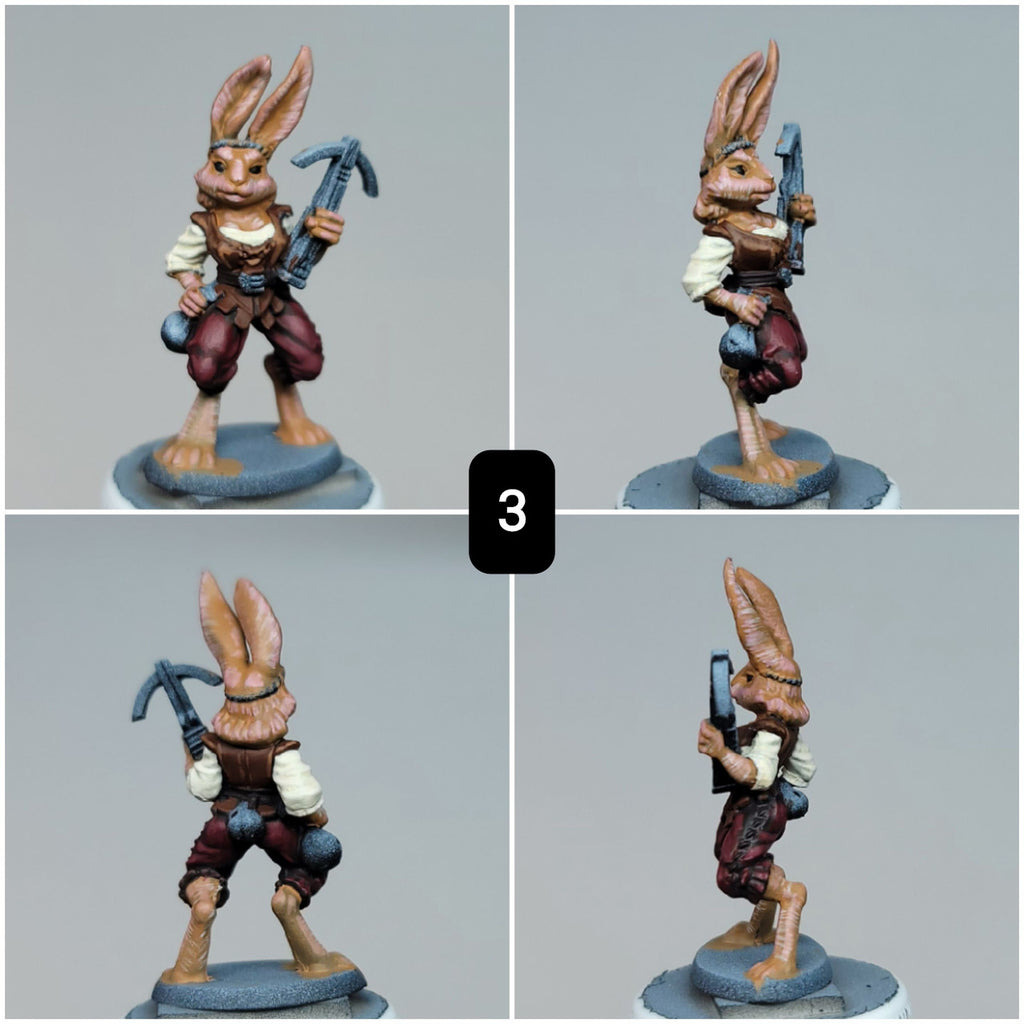 Dungeons and Dragons Enrieth Female Harefolk Rogue Miniatures D&D 30012