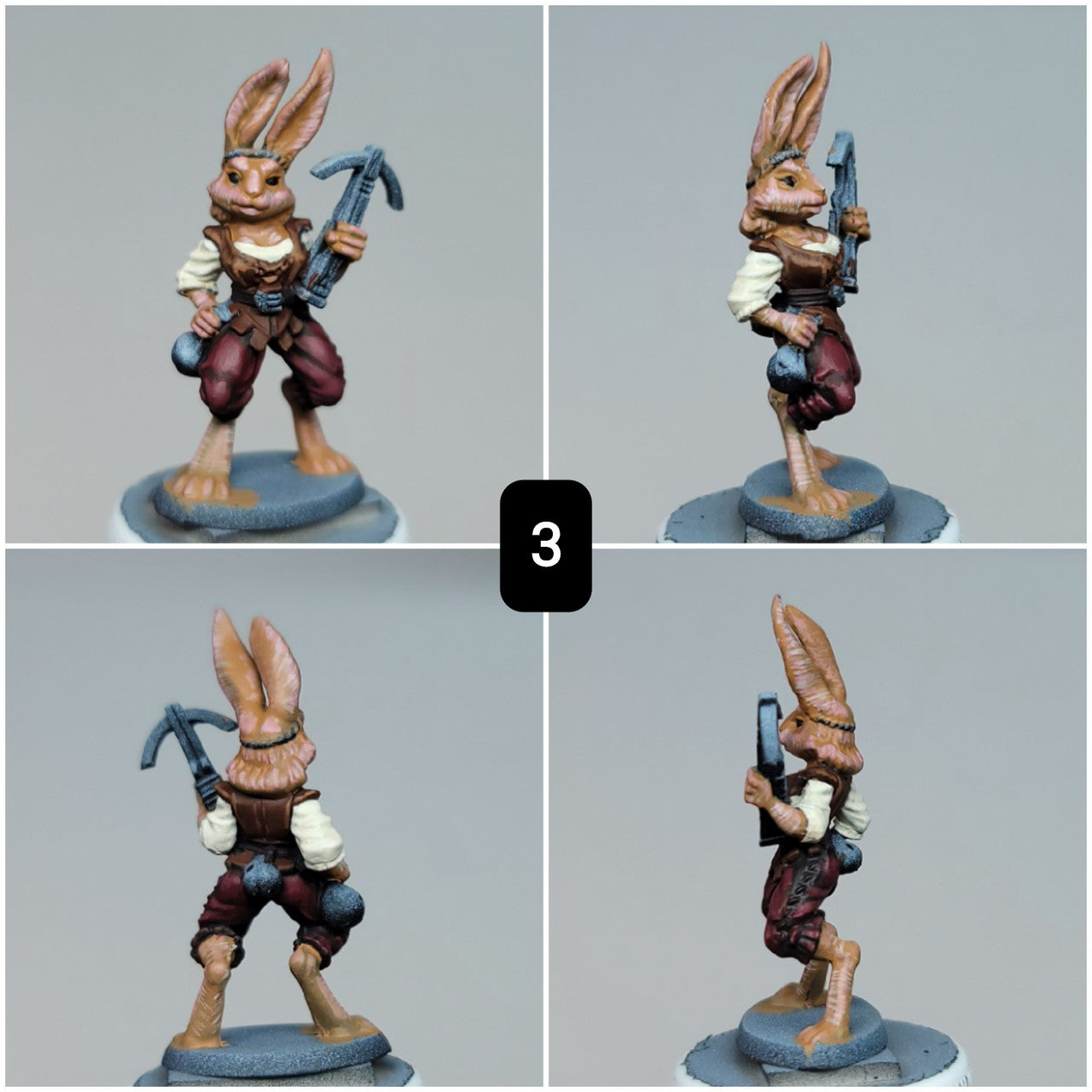 Dungeons and Dragons Enrieth Female Harefolk Rogue Miniatures D&D 30012