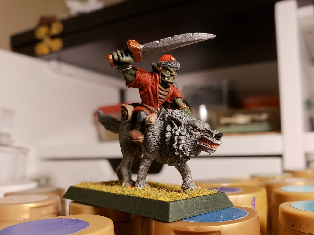 Reaper Dungeons And Dragons Goblin Monster Goblin Wolf Rider Ranger Miniature D&D REM07041