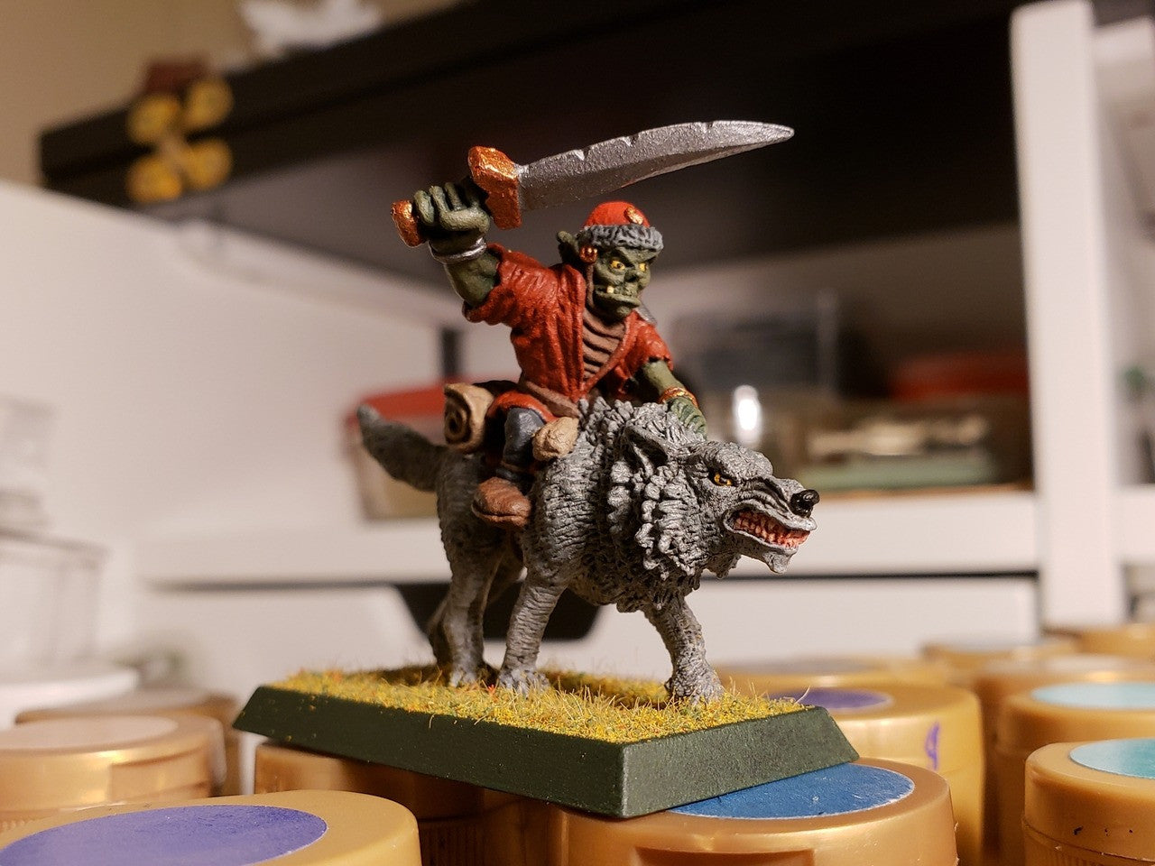 Reaper Dungeons And Dragons Goblin Monster Goblin Wolf Rider Ranger Miniature D&D REM07041