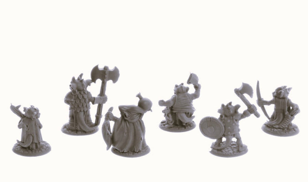 Reaper Dungeons And Dragons Ratpelt Kobold Warriors Miniatures D&D REM07054