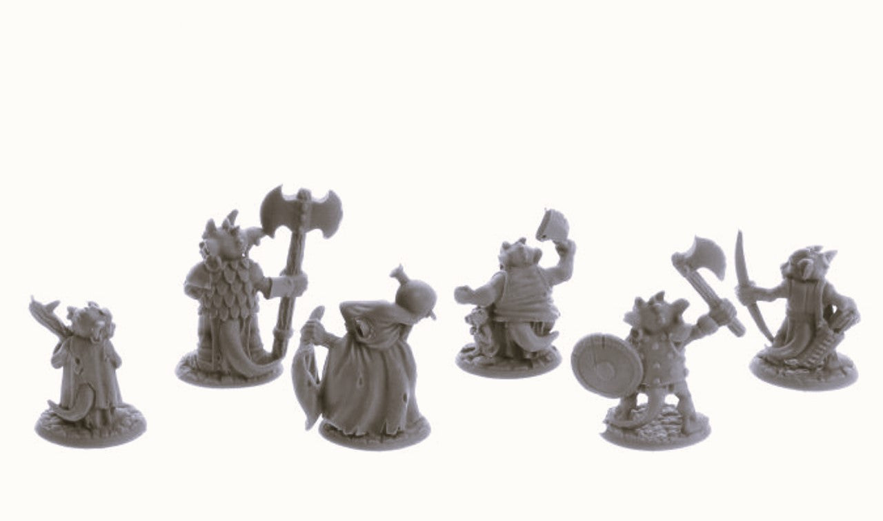 Reaper Dungeons And Dragons Ratpelt Kobold Warriors Miniatures D&D REM07054