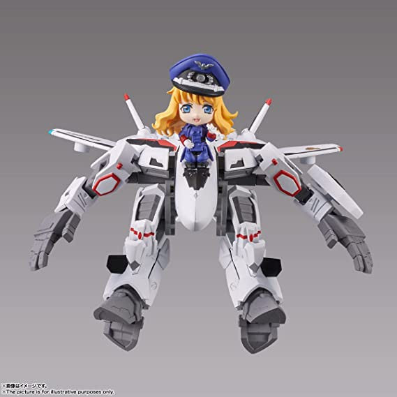 Tamashii Nations Macross Frontier VF25F Messiah Valkyrie Alto Use with Sheryl, Bandai Spirits Tiny Session BAS63897