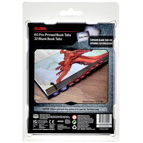 Wizkids Dungeons And Dragons Book Tabs Monster Manual D&D WZK89202