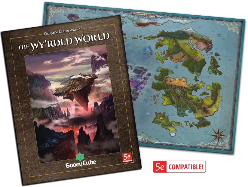 Gooey Cube Dungeons & Dragons Cyclo 1 The Wyrded World ZWWCZ1