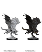 Wizkids Dungeons and Dragons Nolzurs Marvelous Unpainted Miniatures Adult Black Dragon D&D WZK90577