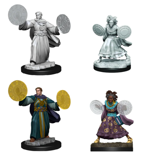 Wizkids Dungeons And Dragons Human Wizard Critical Role Unpainted s W1 Graviturgy & Chronurgy Wizards Miniature D&D WZK90391