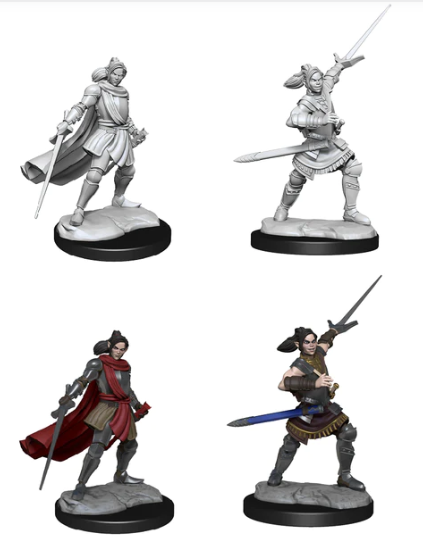 Wizkids Dungeons And Dragons Halfelf Paladin Critical Role Unpainted s W1 Xhorhas Paladin Miniature D&D WZK90390