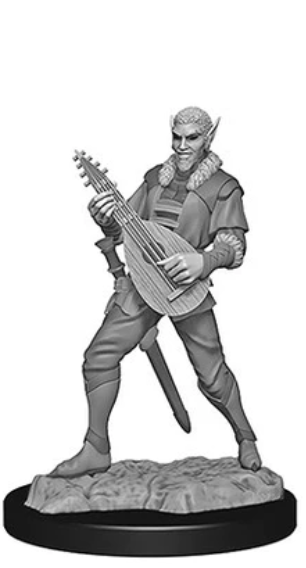 Wizkids Dungeons And Dragons Elf Rogue & Bard Critical Role Unpainted s W1 Pallid Miniature D&D WZK90381