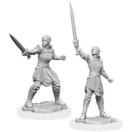 Wizkids Dungeons And Dragons Human Fighter Critical Role Unpainted S W1 Dwendalian Empire Miniature D&D WZK90386