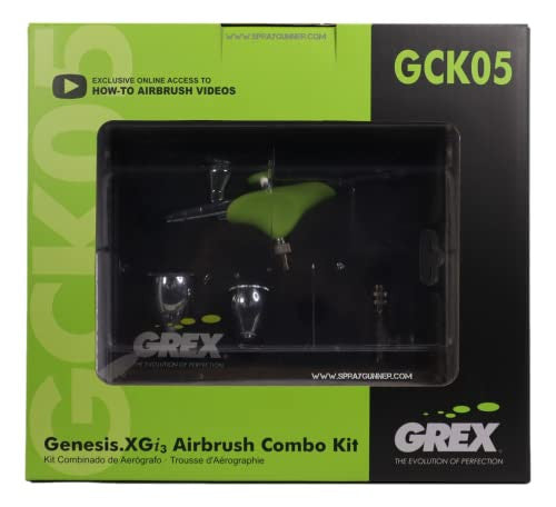 Grex GCK05 GenesisXGi3 Airbrush Combo Kit GCK05