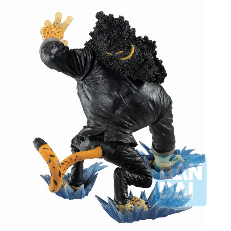 One Piece Rob Lucci Duel Memories Incredible Ichibansho Anime Static Figures in Their Popular Pose Bandai Spirits BAS63610