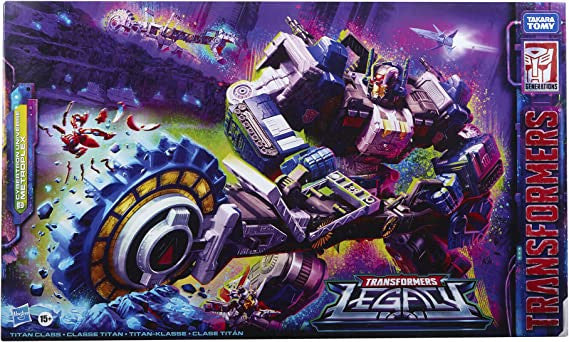 Transformers Toys Generations Legacy Series Titan Cybertron Universe Metroplex Action Figure - Ages 15 and Up, 22-inch