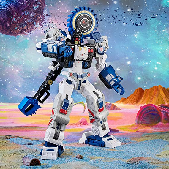 Transformers Toys Generations Legacy Series Titan Cybertron Universe Metroplex Action Figure - Ages 15 and Up, 22-inch