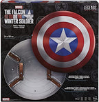 Hasbro Marvel Legends Series Avengers Falcon And Winter Soldier Captain America Premium Role Play Shield -Adult Fan -Costume/Collectible , Red