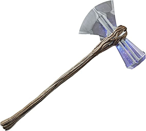 Avengers Marvel Endgame Marvel Legends Stormbreaker Electronic Axe Thor Premium Roleplay Item with Sound FX, for Fans, Collectors, and Adults
