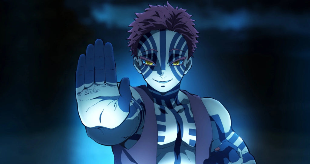 Demon Slayer: Kimetsu no Yaiba Akaza Shake The Sword Burn Your Heart Akaza in His Popular Pose Anime Static Figure Ichiban Bandai Spirits BAS60178